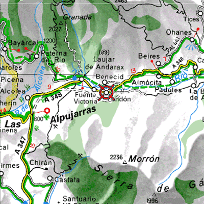 Localización de Fondón